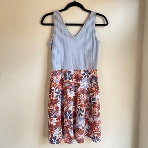 Like New! Small Pact Organic Fit and Flair Dress